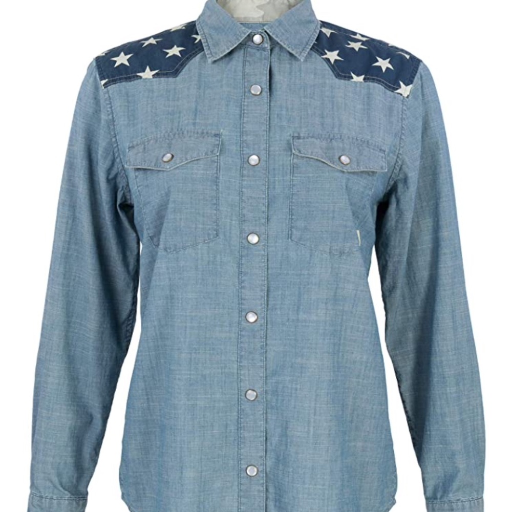 BOUTIQUE BRAND NEW Duck and Buck  Women's Chambray Shirt SZ S,L